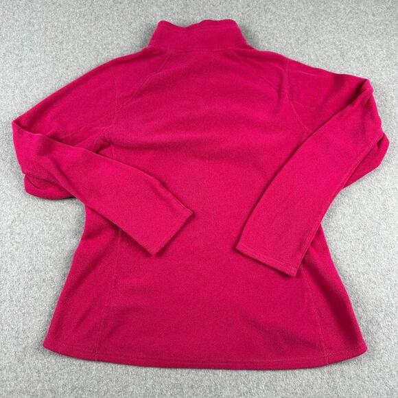 The North Face Women's Pink Quarter Zip Fleece Pullover Size Small Hike Active - Picture 2 of 11